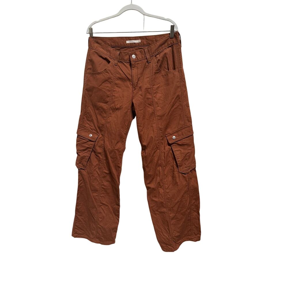 Levi's Superlow Cargo Pants Women's 29 Rust